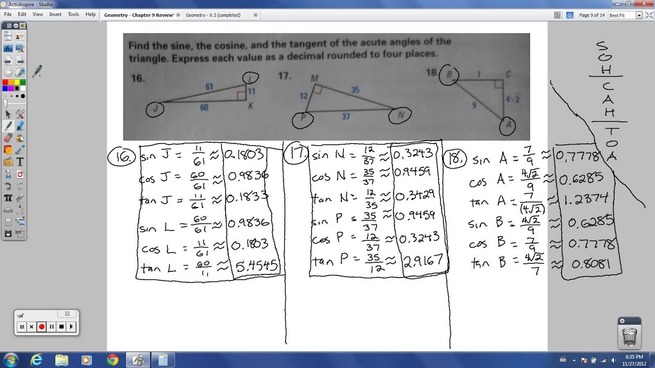 geometry cpm homework answer key