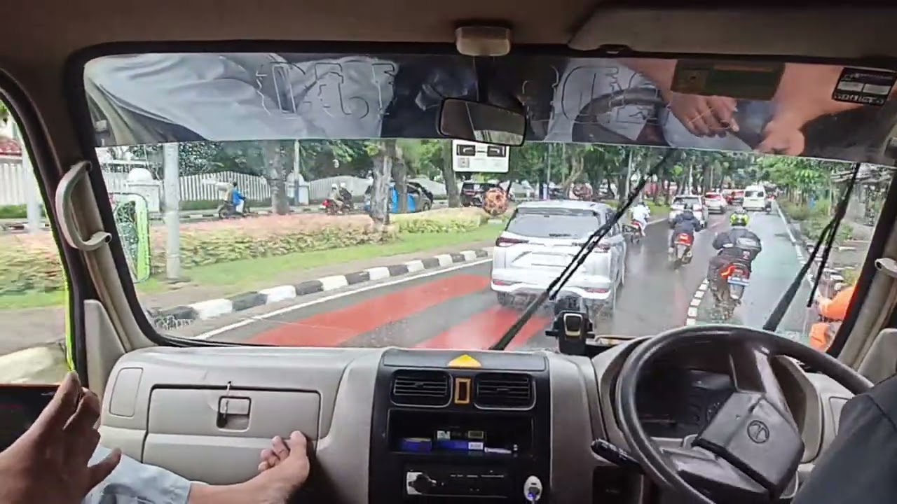 Part:001 🚗🚗🚚 Car Driving Jakarta Terpantau Hujan #viral #truk @Kadalijo141 