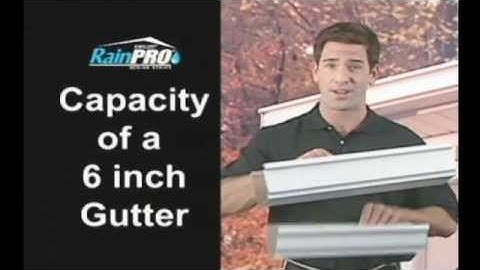 RainPro Design Series Gutters - High Volume Rain Gutter System