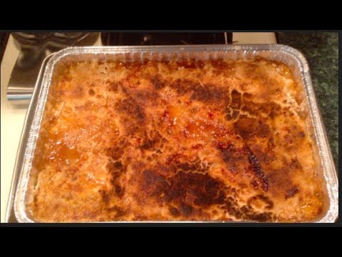 #542 - Easy PEACH & APPLE Cobbler