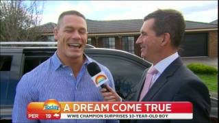 WWE SUPERSTAR JOHN CENA GRANTS A WISH