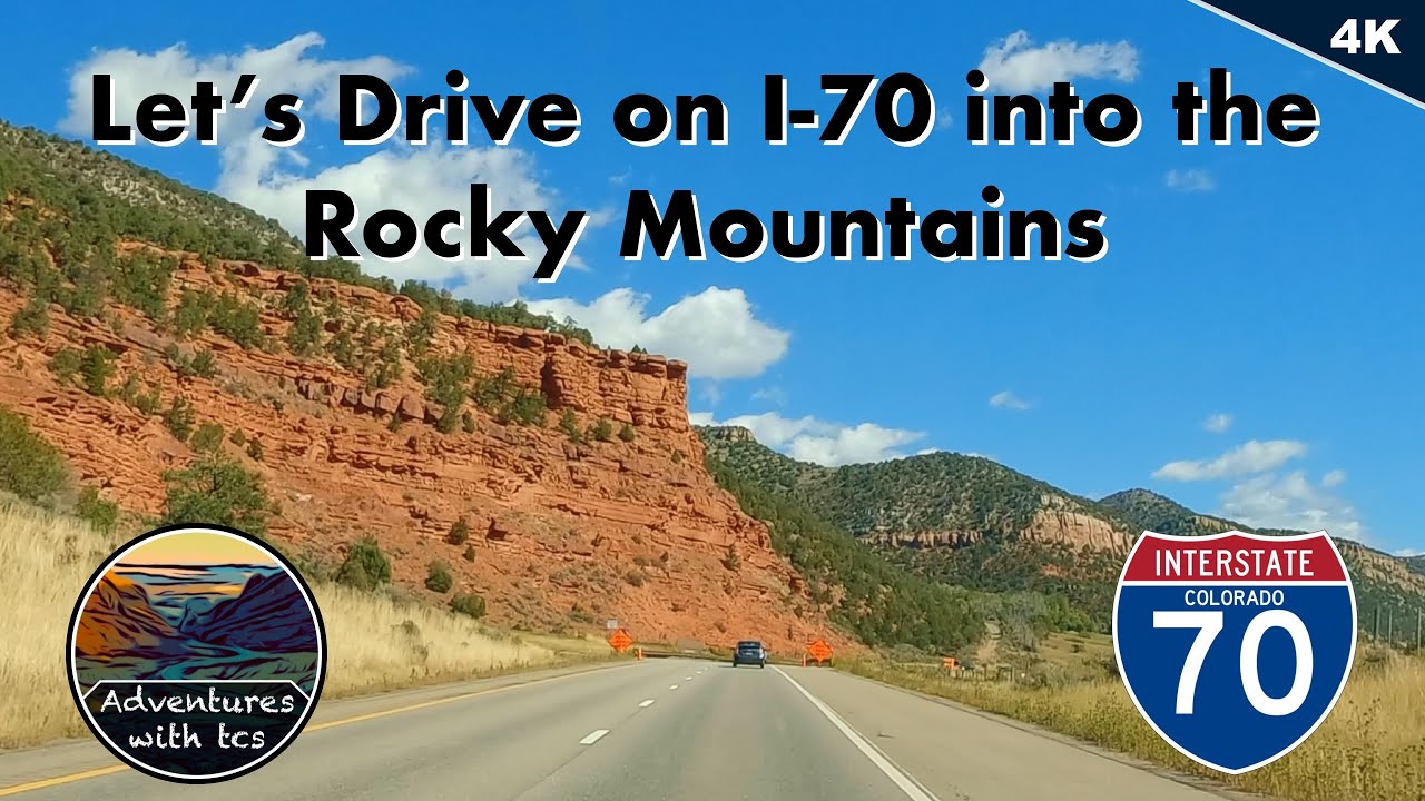 Interstate 70 Colorado Road Sign Sticker - 4x4 Inch Travel & RV Decal