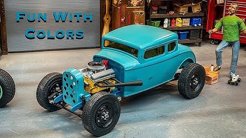 Playing with the RCeveryday com Hot Rod V2 RC Kit, Fun With Colors, Assembly & More