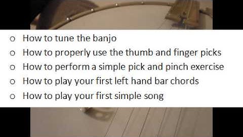 Banjo Basics Lesson 1 Introduction V1