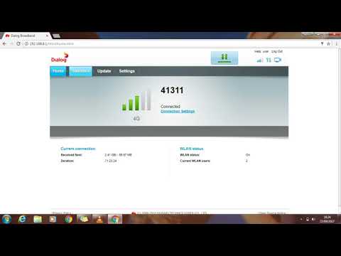 Change Dialog 4G router Wifi Username and Password