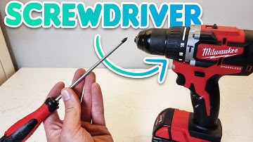 How To Use A Milwaukee Drill As A Screwdriver