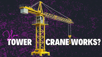 How Tower Cranes Work | How They Build Skyscrapers | 3D Animation