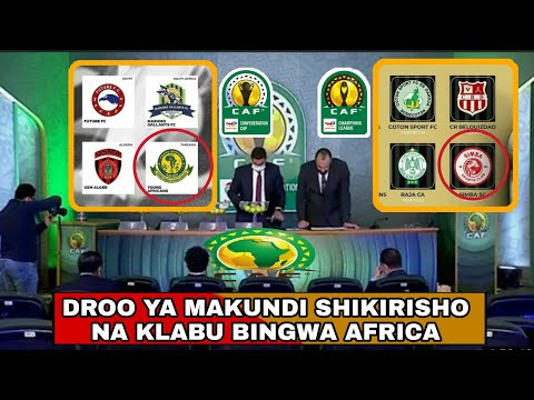 Ratiba Kamili Ya Kombe La Shiririsho Na Klabu Bingwa Africa Simba Na Yanga Zapangiwa Kundi La Kifo