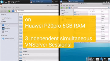 DeX Multi Monitor Linux Creating multiple independent VNC Sessions to run