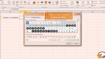 Formation Excel - Inserer un symbole dans Excel [HD]