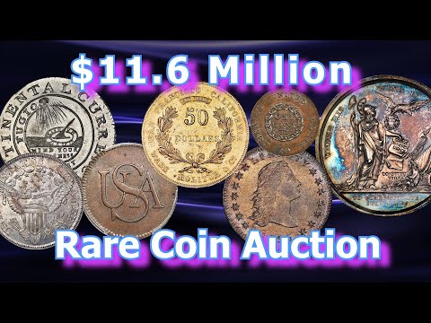 Early Gold Silver And Copper Rare US Coins Sold At Million Dollar Auction