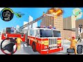 City Fire Truck  Rescue Simulator - 911 US Emergency Fire Truck Driving 3D : Android Gameplay