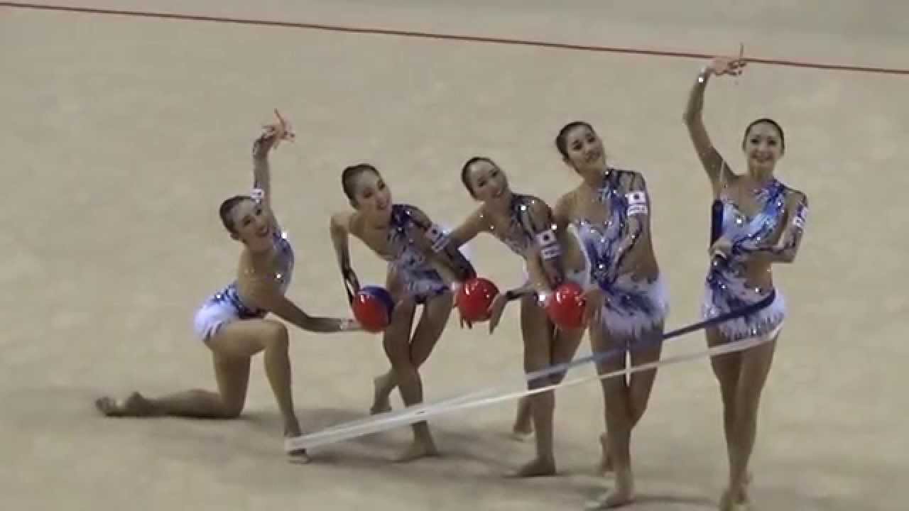 JAPAN 3 BALLS/2 RIBBON FINALS-RG WORLDS IZMIR 2014