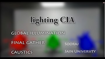 Global Illumination | Final gather | Caustics