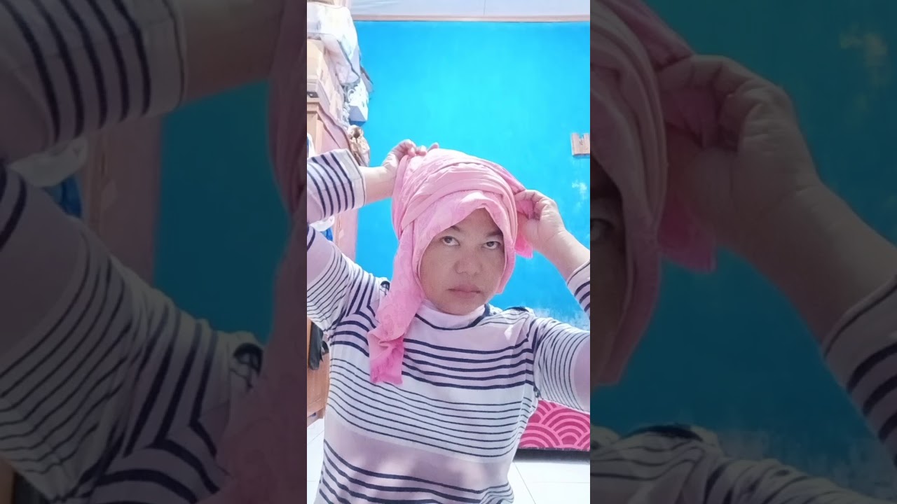 Pake Pasmina sedikit kreasi gaya Peny Ratu Elok - YouTube