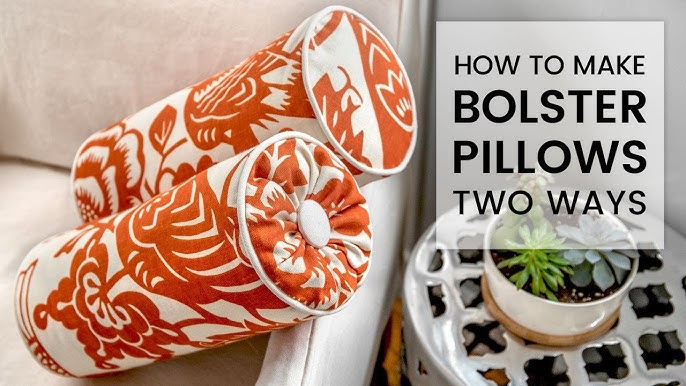 How to make a round pillow form from a standard pillow – Sustain My Craft  Habit