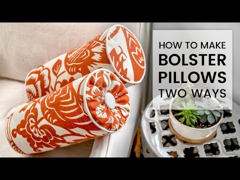 Video: How To Make A Pillow Roll With Your Own Hands