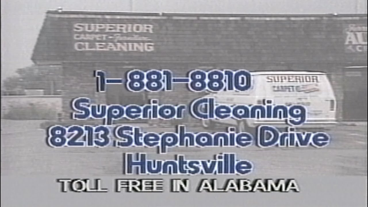 Superior Cleaning Service 1984 Huntsville, AL Commercial YouTube