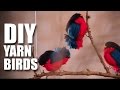 How to make diy fun wooly birds