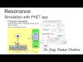 Resonance easy explanation with simulation app