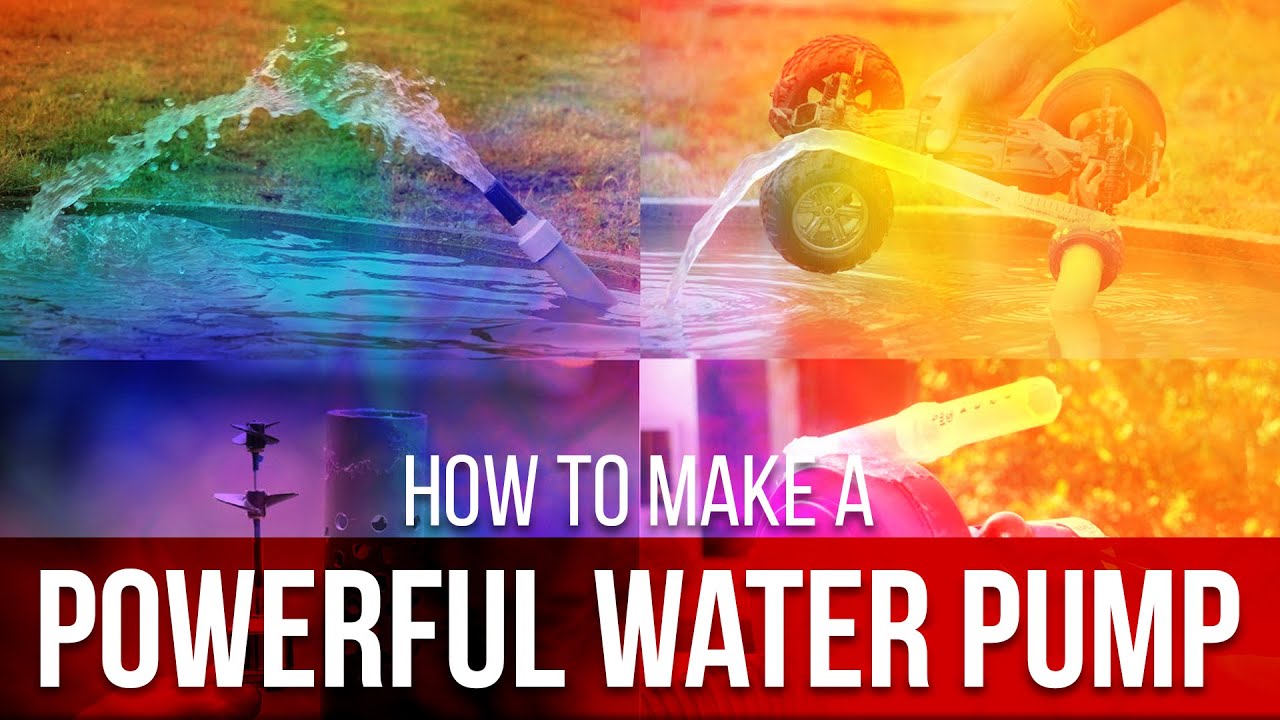 How To Make A Powerful Water Pump At Home YouTube