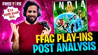 FFAC Play-Ins Post Analysis ft. DG Ignite, RadheThakor #freefire #TE #TG #DG#PVS