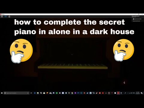 The Secret Piano In Alone In A Dark House Randomgamevideos Nl - what is the code for the safe in alone in a dark house roblox