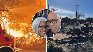 Eaton Fire victims flee another wildfire in France a year after losing home in SoCal