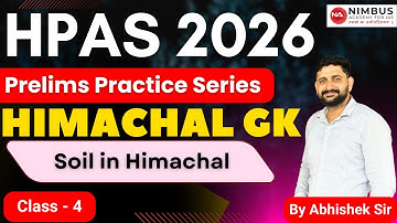 HPAS 2026 Prelims Practice Series | Himachal GK Class-5 | Soil in Himachal #hpas #nimbusacademy