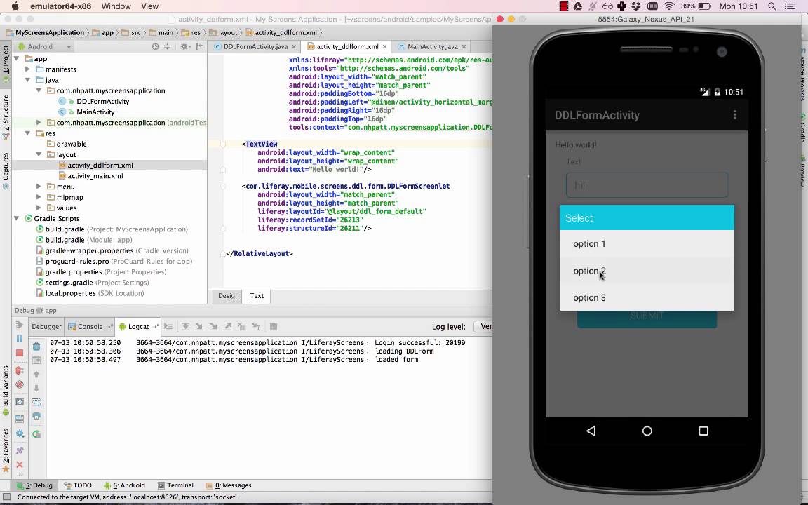 Create and update DDL Forms with Liferay Screens for Android - YouTube