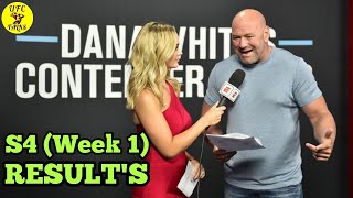 Dana White Contender Series Results Highlights Season 4 Week 1