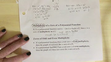 Pre-Calc 2.3 | polynomial functions