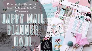 PLANNER STICKERS &amp; ACCESORIES HAPPY MAIL! | Feat  Peach Pom and My Perfect Plan