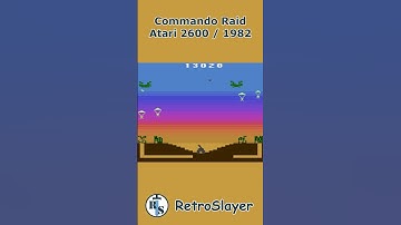Commando Raid Gameplay Atari 2600 #retrogaming #atari2600 #commandoraid