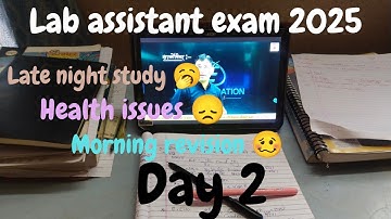Day 2 of my Lab Assistant Exam 2025 preparation 💪#labassistant#vijayeducationandnews #neet2026