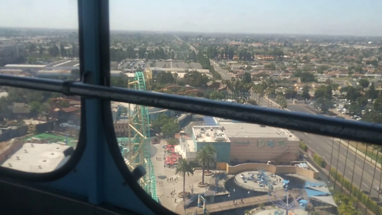 Sky Cabin at Knott's Berry Farm with pilot David - YouTube