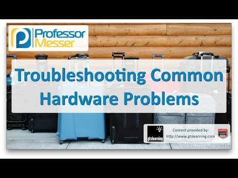When troubleshooting computer network problems what common hardware related problems can occur?