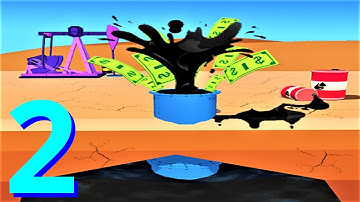 🤑 Idle Oil Well 🛢️ GAMEPLAY Part 2 MASSIVE Upgrades (Android, iOS)