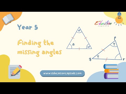 Finding the missing angles | How to find missing angles? Year 5 | Key Stage 2 |