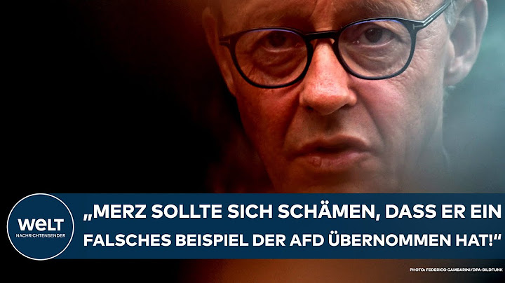 MIGRATION: Zahn-Beben! "Merz sollte sich schämen, dass er ein falsches Beispiel der AfD kopiert hat"