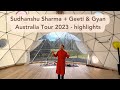 Sudhanshu sharma  geeti  gyan australian tour 2023  some highlights