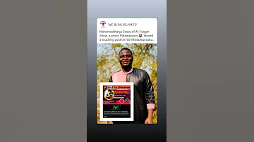 Mohamed Kanya Sesay Of Al Furgan Show A Senior Palampoooo 