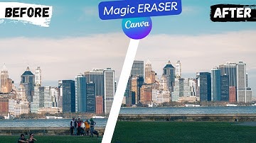 Canva Magic Eraser | How to Remove Person from Photo in Canva 🪄