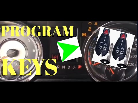 HOW TO PROGRAM NEW FOB KEY REMOTE FOR 2011, 2012 Chrysler Town & Country - Keyless Entry- EASY