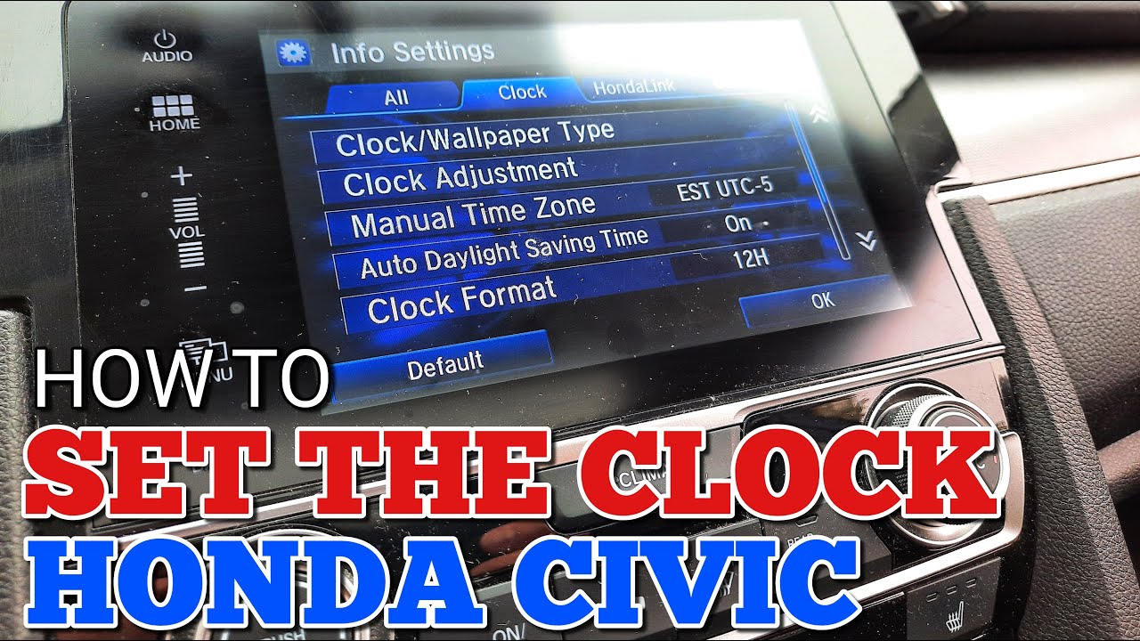 Top 39 How To Change The Time In Honda Civic The 115 Latest Answer