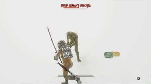 Fallout 4 with melee combat mods