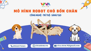 Hướng dẫn lắp ghép đồ chơi STEM Robot chó 4 chân giúp trẻ phát triển tư duy, kỹ năng và sáng tạo