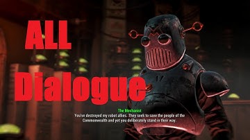 Fallout 4 Automatron DLC All Mechanist Dialogue @ First Meeting