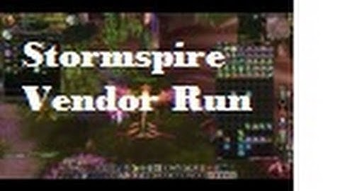 Stormspire Vendor Run Transmog Sword - Silenthunder