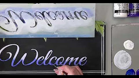 The Craft Minute with DecoArt®: Stencil to Hand-lettering Tip